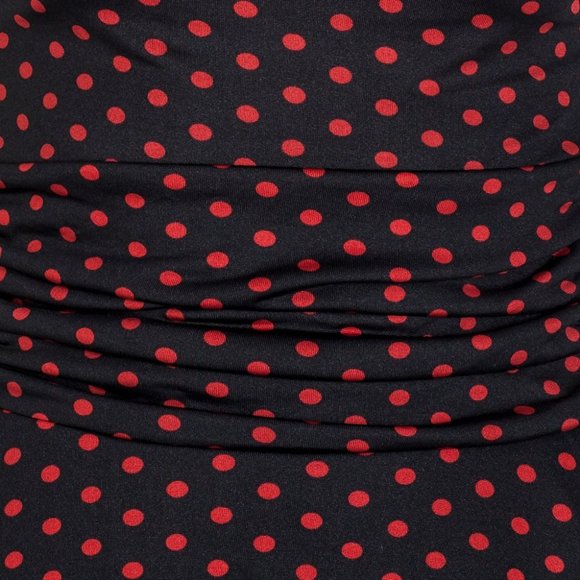 Lindy Bop black Dottie dress VGUC size XL - Picture 3 of 7